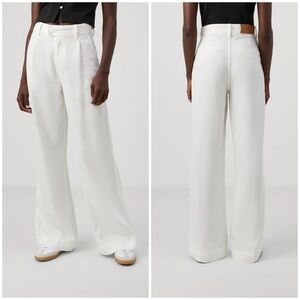 7 FOR ALL MANKIND Pleated Wide Leg in Vesper